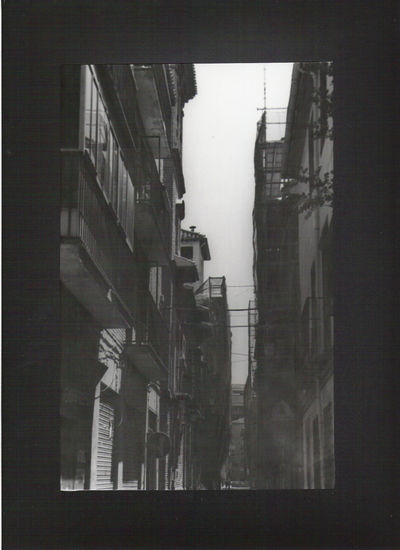 "Calles de Granada" Arquitectura e interiorismo Blanco y Negro (Química)