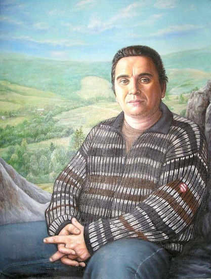 Retrato de Victor Oil Canvas Portrait