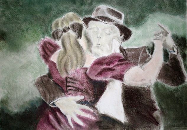 Tango I Pastel Papel Figura