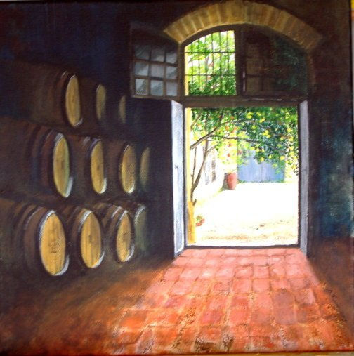 La Bodega Acrylic Canvas Landscaping