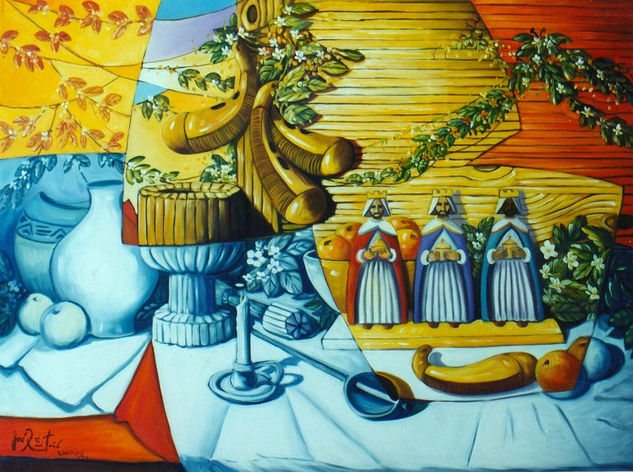 Mis Reyes Magos Oil Canvas Still Life Paintings