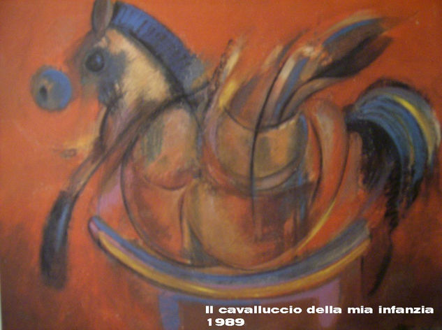 Il cavalluccio della mia infanzia Acrylic Canvas Others