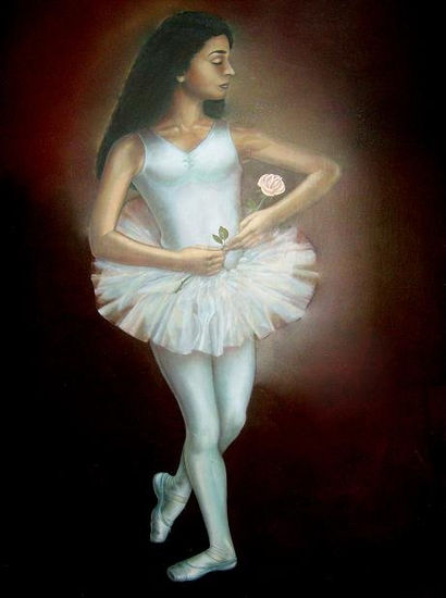 la ballerina Acrílico Lienzo Retrato