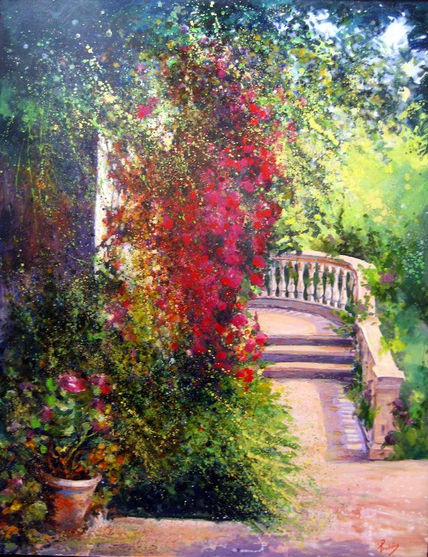Escaleras de mi jardín