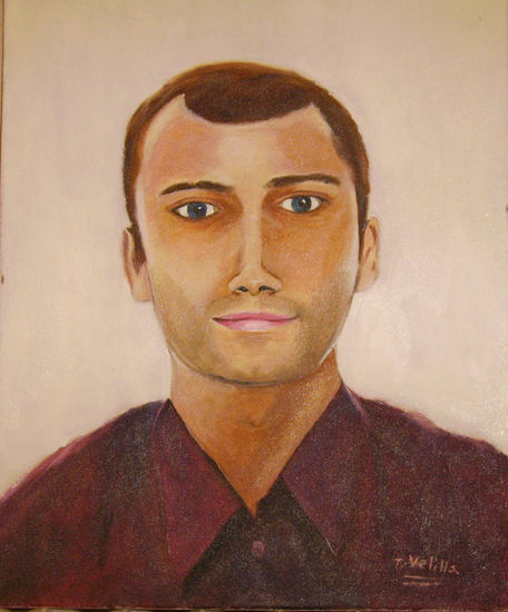 PEDRO(por siempre) Óleo Lienzo Retrato