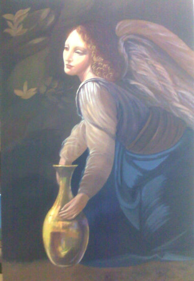 Angel Oil Canvas Figure Painting