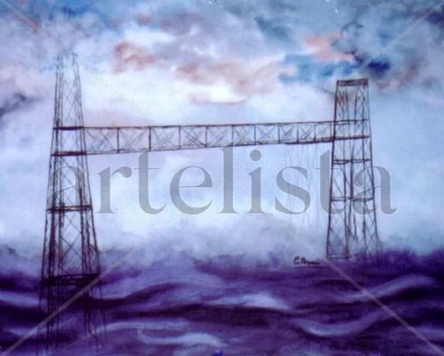 Puente al otro lado/Saludo de los Elohim Watercolour Paper Marine Painting