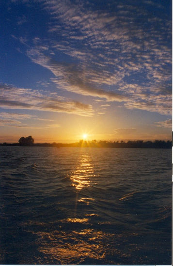 ATARDECER EN EL GUADALQUIVIR I. 