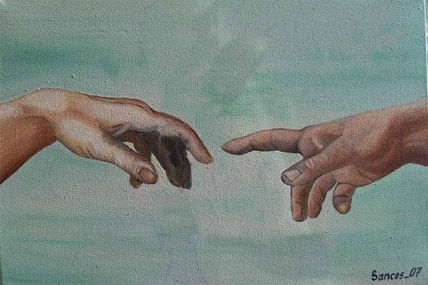 Manos de la creación