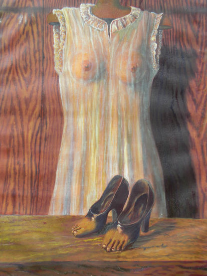 homenaje a magritte Oil Canvas Figure Painting