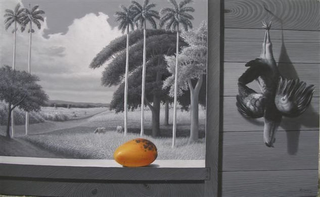 “Mango” Oil Canvas Still Life Paintings