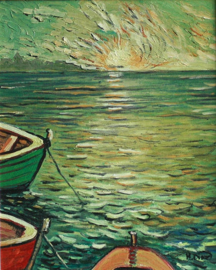 Barcas en Comarruga