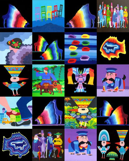 Poster con 20 obras