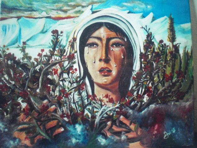 LA VIRGEN DE LOS DOLORES Oil Canvas Others