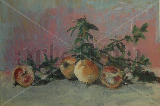 apunte granadas Acrylic Panel Still Life Paintings