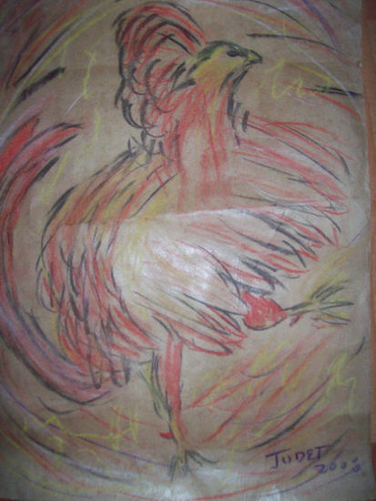 gallo de pelea Pastel Papel Animales