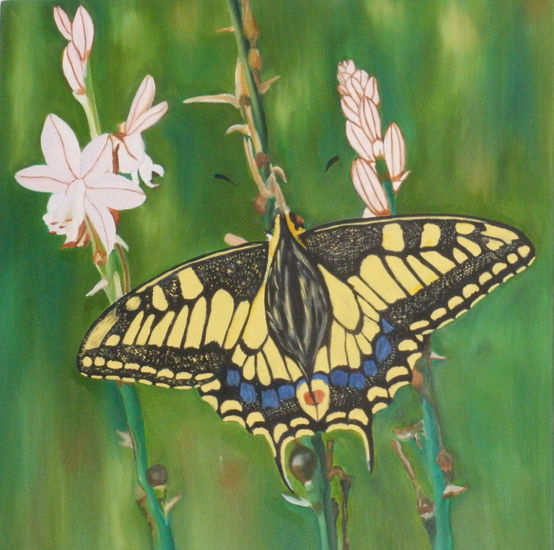 Mariposa Oil Canvas Landscaping