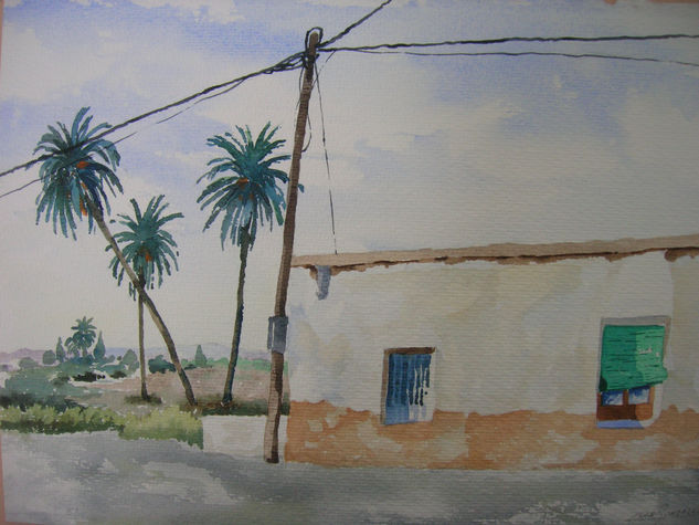 CARRETERA DE LA ÑORA Watercolour Paper Landscaping