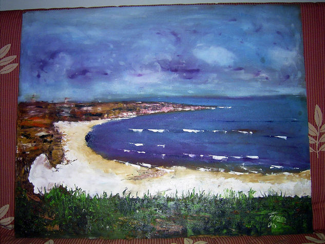 As pasadas Oil Panel Marine Painting