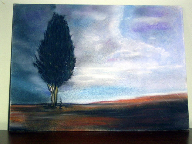 Colina Pastel Lienzo Paisaje