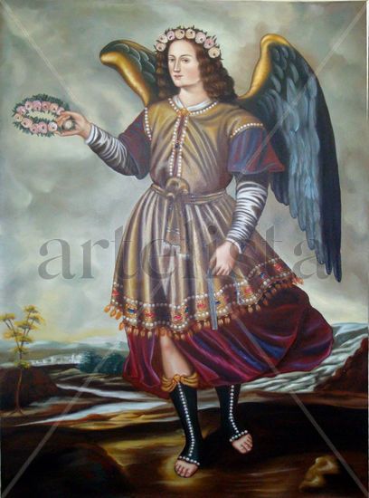 San Jerudiel Oil Canvas Figure Painting