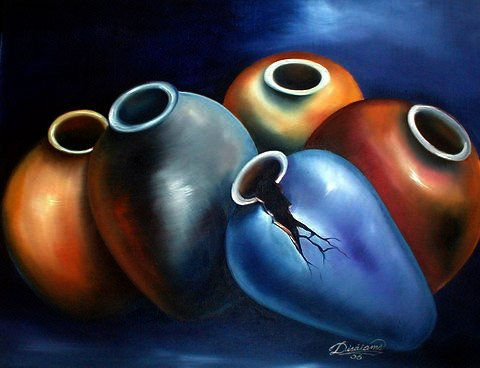 la tinajas misteriosas Oil Canvas Others