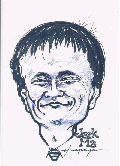 CARICATURA DE JACK MA 