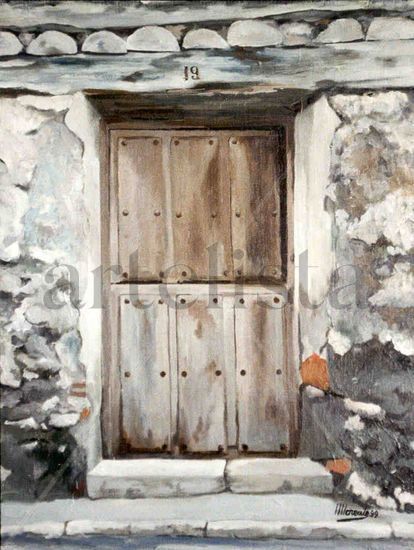 PUERTA 1 Óleo Tabla Paisaje