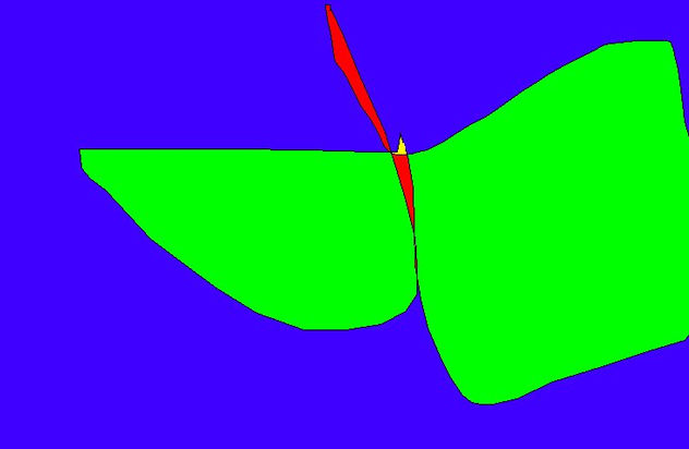 mariposa vegetal