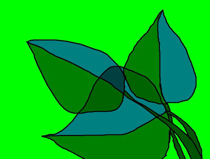 Hojas verdes