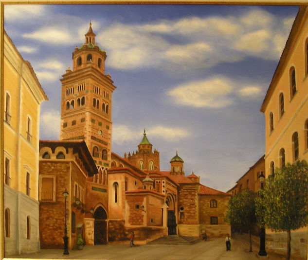 Teruel  (Catedral) Oil Canvas Landscaping
