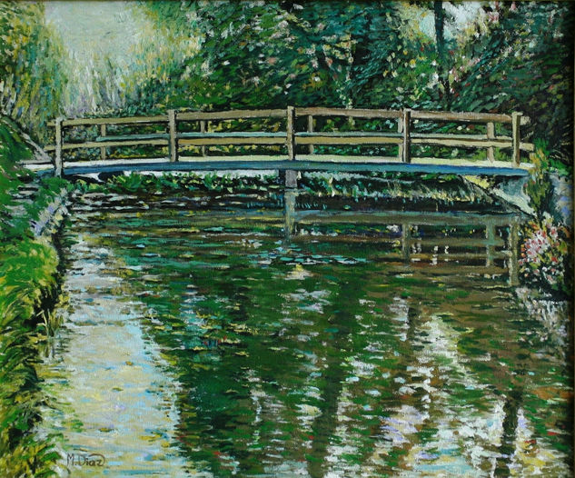 Puente En Turhy Harcourt Oil Panel Landscaping