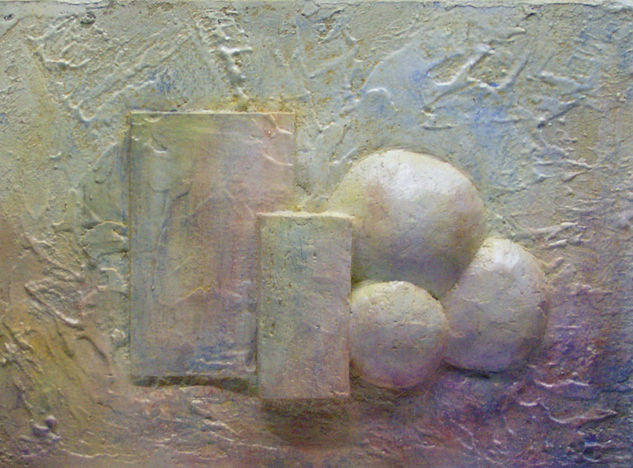 Volúmenes Mixed media Panel Still Life Paintings