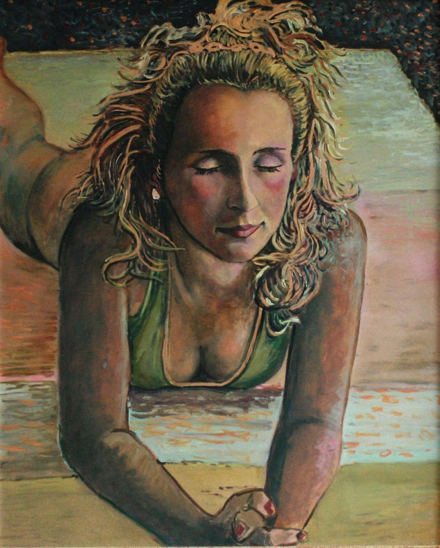 Katerina estirada al suelo