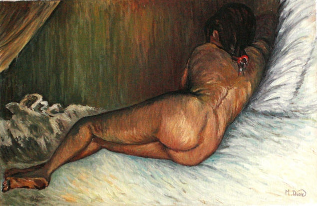 Desnudo de espaldas 