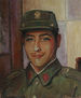 Autorretrato militar