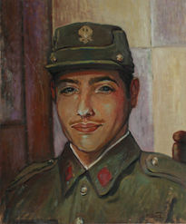 Autorretrato militar