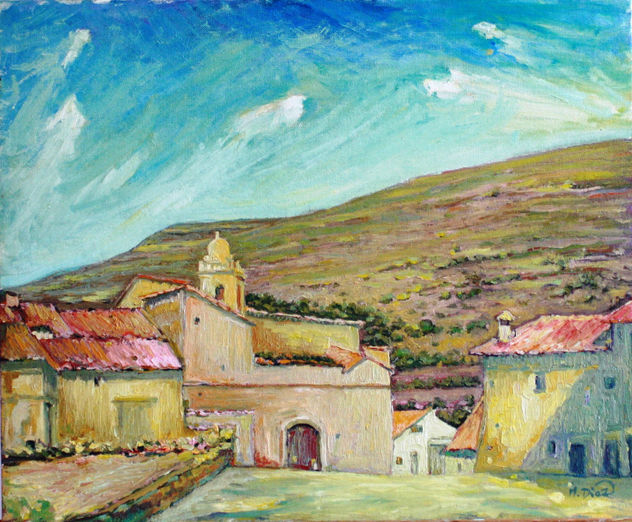 Vista Mirambel desde las eras