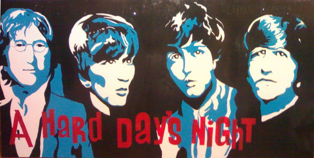 The Beatles Mural Arte Pop