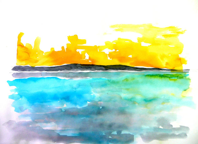 horizonte_3 Watercolour Paper Landscaping