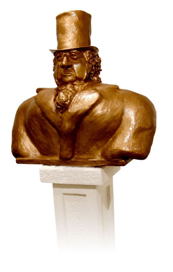 Busto de Francisco de Goya Bronze Figurative