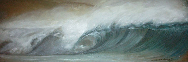 ola 4 Oil Canvas Marine Painting