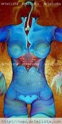 NO ES CORSETTE, NI TITERE Oil Panel Nude Paintings