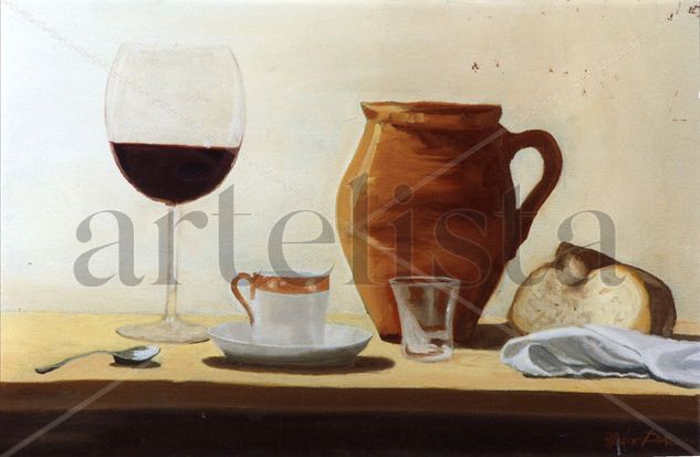 Sobre messa Oil Canvas Still Life Paintings