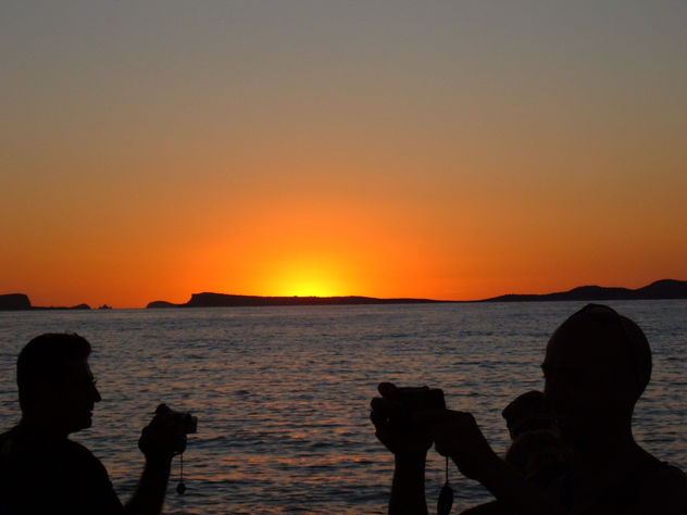 Puesta del sol ibicenca.