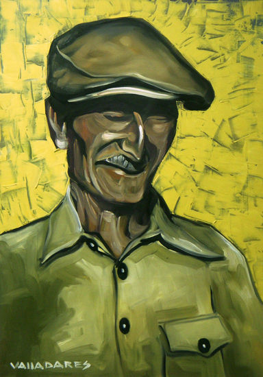 El tio Oil Canvas Figure Painting