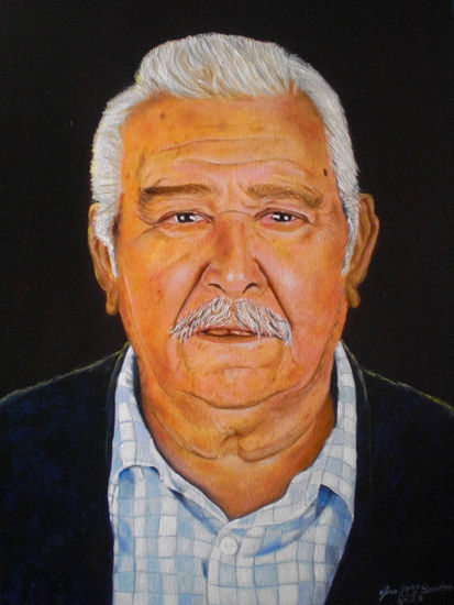 UN BUEN HOMBRE(PRIVADO) Oil Canvas Portrait