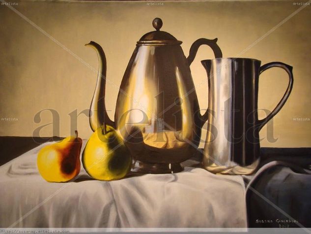 Brillos Oil Canvas Still Life Paintings