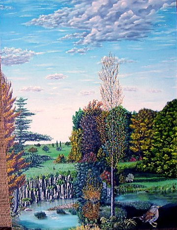 PAISAJE SUBRREALISTA Oil Canvas Landscaping