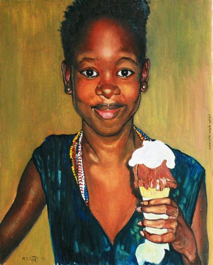 Niña con helado, la...